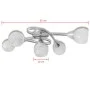 Ceiling lamp with glass shades for 5 E14 bulbs by vidaXL, ceiling lights - Ref: Foro24-241480, Price: 50,52 €, Discount: %