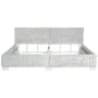 Estructura de cama ratán natural gris 180x200 cm de vidaXL, Camas y somieres - Ref: Foro24-283093, Precio: 346,53 €, Descuent...