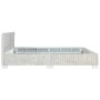 Estructura de cama ratán natural gris 180x200 cm de vidaXL, Camas y somieres - Ref: Foro24-283093, Precio: 339,93 €, Descuent...