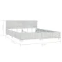 Estructura de cama ratán natural gris 180x200 cm de vidaXL, Camas y somieres - Ref: Foro24-283093, Precio: 346,53 €, Descuent...