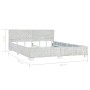 Estructura de cama ratán natural gris 180x200 cm de vidaXL, Camas y somieres - Ref: Foro24-283093, Precio: 339,93 €, Descuent...