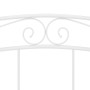 Bettgestell aus weißem Metall, 200 x 200 cm von vidaXL, Betten und Lattenroste - Ref: Foro24-325007, Preis: 153,90 €, Rabatt: %