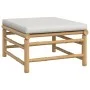Gartenmöbel-Set 10-teilig aus Bambus und hellgrauen Kissen von vidaXL, Gartensets - Ref: Foro24-3155096, Preis: 982,91 €, Rab...