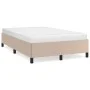 Cappuccino synthetic leather bed frame 120x200 cm by vidaXL, Beds and slatted bases - Ref: Foro24-347244, Price: 94,72 €, Dis...