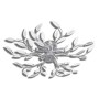 Lámpara de techo brazos de cristal forma hoja 5 bombillas E14 de vidaXL, Apliques de techo - Ref: Foro24-241476, Precio: 75,7...