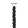Cuerda de trabajo polipropileno negro 10 mm 500 m