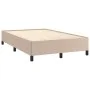Cappuccino synthetic leather bed frame 120x200 cm by vidaXL, Beds and slatted bases - Ref: Foro24-347244, Price: 94,72 €, Dis...