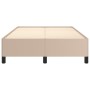 Estructura de cama de cuero sintético capuchino 120x200 cm de vidaXL, Camas y somieres - Ref: Foro24-347244, Precio: 101,43 €...