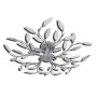 Lámpara de techo brazos de cristal forma hoja 5 bombillas E14 de vidaXL, Apliques de techo - Ref: Foro24-241476, Precio: 75,7...