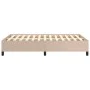 Cappuccino synthetic leather bed frame 120x200 cm by vidaXL, Beds and slatted bases - Ref: Foro24-347244, Price: 94,72 €, Dis...