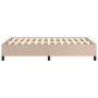 Estructura de cama de cuero sintético capuchino 120x200 cm de vidaXL, Camas y somieres - Ref: Foro24-347244, Precio: 101,43 €...