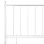 Bettgestell aus weißem Metall, 90 x 200 cm von vidaXL, Betten und Lattenroste - Ref: Foro24-325010, Preis: 74,58 €, Rabatt: %