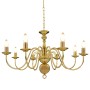 Golden chandelier 8 E14 bulbs by vidaXL, chandeliers - Ref: Foro24-281619, Price: 177,57 €, Discount: %
