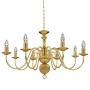 Golden chandelier 8 E14 bulbs by vidaXL, chandeliers - Ref: Foro24-281619, Price: 177,57 €, Discount: %