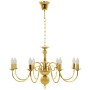 Golden chandelier 8 E14 bulbs by vidaXL, chandeliers - Ref: Foro24-281619, Price: 177,57 €, Discount: %