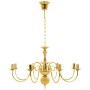 Golden chandelier 8 E14 bulbs by vidaXL, chandeliers - Ref: Foro24-281619, Price: 177,57 €, Discount: %