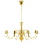 Golden chandelier 8 E14 bulbs by vidaXL, chandeliers - Ref: Foro24-281619, Price: 188,31 €, Discount: %