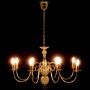 Golden chandelier 8 E14 bulbs by vidaXL, chandeliers - Ref: Foro24-281619, Price: 177,57 €, Discount: %