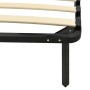 Estructura de cama de metal negro 140x200 cm de vidaXL, Camas y somieres - Ref: Foro24-284681, Precio: 99,05 €, Descuento: %
