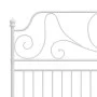 White metal bed frame 180x200 cm by vidaXL, Beds and slatted bases - Ref: Foro24-324857, Price: 228,56 €, Discount: %