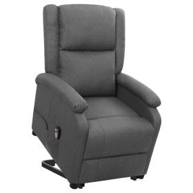 Sillón elevable tela gris oscuro de vidaXL, Sillones - Ref: Foro24-329700, Precio: 326,05 €, Descuento: %