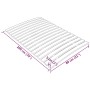 Somier de láminas con 17 listones 80x200 cm de vidaXL, Camas y somieres - Ref: Foro24-340071, Precio: 36,25 €, Descuento: %