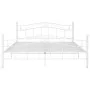 Bettgestell aus weißem Metall, 140 x 200 cm von vidaXL, Betten und Lattenroste - Ref: Foro24-324998, Preis: 130,97 €, Rabatt: %