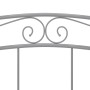 Estructura de cama de metal gris 200x200 cm de vidaXL, Camas y somieres - Ref: Foro24-325008, Precio: 149,16 €, Descuento: %
