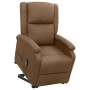 Brown fabric lift-up armchair by vidaXL, Armchairs - Ref: Foro24-329703, Price: 324,89 €, Discount: %