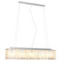 Deckenleuchte mit silbernen Glasperlen 104 cm E14 von vidaXL, Deckenleuchten - Ref: Foro24-50860, Preis: 86,12 €, Rabatt: %