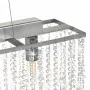 Deckenleuchte mit silbernen Glasperlen 104 cm E14 von vidaXL, Deckenleuchten - Ref: Foro24-50860, Preis: 84,74 €, Rabatt: %