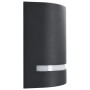 Außenwandleuchten 2 Stück 35 W schwarz halbrund von vidaXL, Außenbeleuchtung - Ref: Foro24-45648, Preis: 33,06 €, Rabatt: %