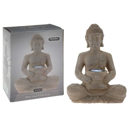 ProGarden Polyresin Buddha Figure with Solar Lamp by ProGarden, Outdoor lighting - Ref: Foro24-436103, Price: 27,70 €, Discou...