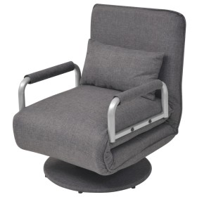 Drehstuhl und Schlafsofa aus dunkelgrauem Stoff von vidaXL, Sessel - Ref: Foro24-244667, Preis: 279,26 €, Rabatt: %