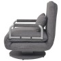 Silla giratoria y sofá cama tela gris oscuro de vidaXL, Sillones - Ref: Foro24-244667, Precio: 279,26 €