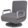 Drehstuhl und Schlafsofa aus dunkelgrauem Stoff von vidaXL, Sessel - Ref: Foro24-244667, Preis: 279,26 €, Rabatt: %