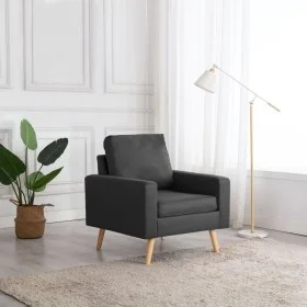 Sillón de tela gris oscuro de vidaXL, Sillones - Ref: Foro24-288694, Precio: 176,47 €, Descuento: %