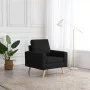 Sillón de tela negro de vidaXL, Sillones - Ref: Foro24-288702, Precio: 145,14 €, Descuento: %