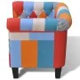 Armchair with a Patchwork fabric design by vidaXL, Armchairs - Ref: Foro24-241027, Price: 235,14 €, Discount: %