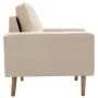 Cream-colored fabric armchair by vidaXL, Armchairs - Ref: Foro24-288696, Price: 180,93 €, Discount: %