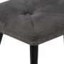 Vintage black canvas wing chair with footrest by vidaXL, Armchairs - Ref: Foro24-339670, Price: 84,16 €, Discount: %