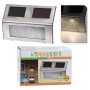ProGarden LED-Solar-Gartenlampen 4 Einheiten aus Edelstahl von ProGarden, Außenbeleuchtung - Ref: Foro24-436346, Preis: 22,20...