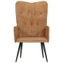 Brown canvas wingback chair by vidaXL, Armchairs - Ref: Foro24-339652, Price: 94,17 €, Discount: %