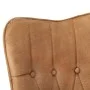 Brown canvas wingback chair by vidaXL, Armchairs - Ref: Foro24-339652, Price: 94,17 €, Discount: %