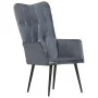 Sillón orejero de cuero auténtico gris canela de vidaXL, Sillones - Ref: Foro24-339649, Precio: 92,47 €, Descuento: %
