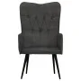 Tan Black Genuine Leather Wing Chair by vidaXL, Armchairs - Ref: Foro24-339654, Price: 102,20 €, Discount: %