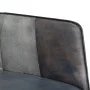 Gray canvas and genuine leather armchair with footrest by vidaXL, Armchairs - Ref: Foro24-339677, Price: 104,00 €, Discount: %