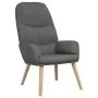 Sillón de relax de tela gris oscuro de vidaXL, Sillones - Ref: Foro24-340990, Precio: 100,62 €, Descuento: %