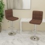 Küchenhocker 2 Stück brauner Stoff von vidaXL, Küchenhocker - Ref: Foro24-334242, Preis: 137,64 €, Rabatt: %