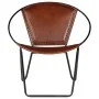 Brauner Sessel aus echtem Leder von vidaXL, Sessel - Ref: Foro24-246367, Preis: 219,05 €, Rabatt: %
